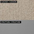 Lounge de jardim com 1 sofá e 2 poltronas Fabricado na Itália - Floreira Viadurini