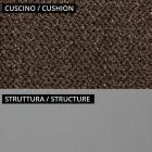 Lounge de jardim com 1 sofá e 2 poltronas Fabricado na Itália - Floreira Viadurini