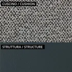 Lounge de jardim com 1 sofá e 2 poltronas Fabricado na Itália - Floreira Viadurini