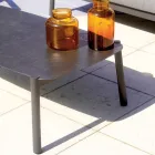 Garden Lounge com 2 Poltronas, 1 Sofá e 1 Mesa de Alumínio - Minni Viadurini