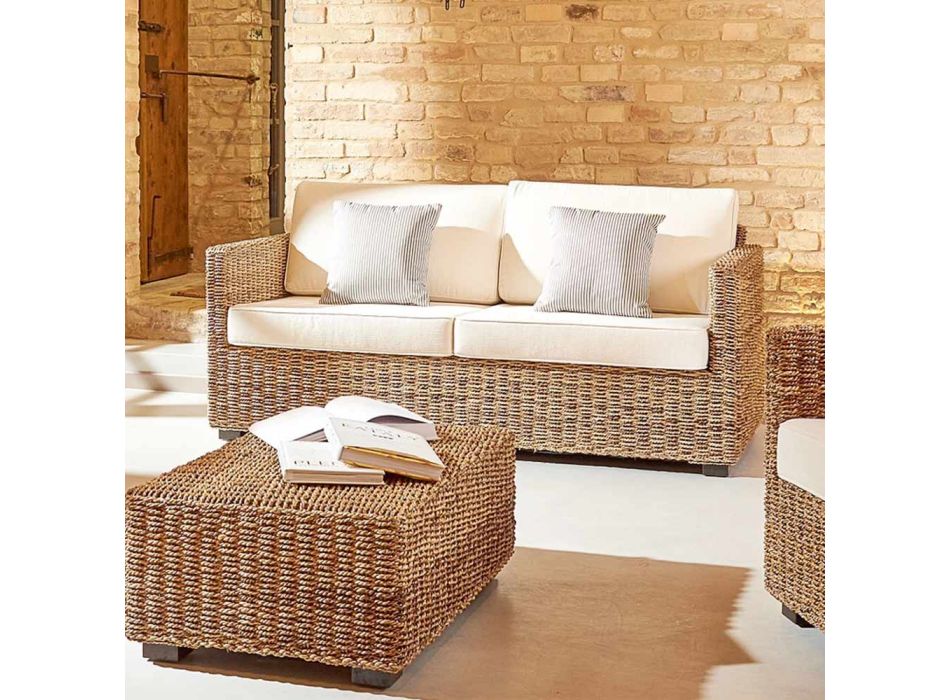 Abaca Garden Lounge completo com almofadas - Raziel Viadurini