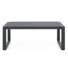 Garden Lounge em Design de Alumínio Branco ou Preto - Milk Rain Viadurini