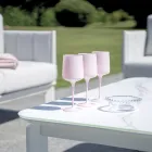 Conjunto de espreguiçadeiras de jardim em alumínio e tecido com almofadas - Vetra Viadurini