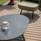 Sala de estar com jardim em alumínio vermelho ou verde - Regalrise Viadurini