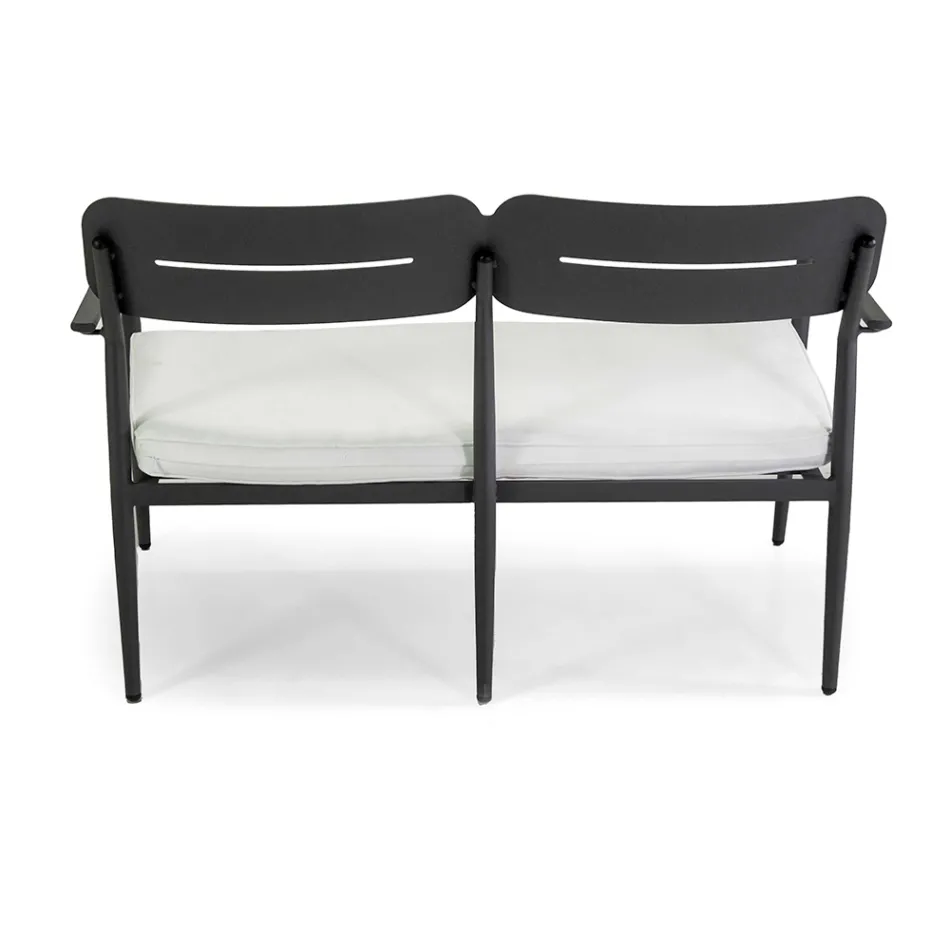 Lounge de jardim em alumínio de diferentes acabamentos - Lembrança Viadurini