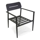 Lounge de jardim em alumínio de diferentes acabamentos - Lembrança Viadurini