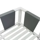 Lounge de jardim em alumínio - Pastéis Viadurini