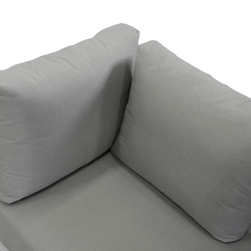 Lounge de jardim em alumínio - Pastéis Viadurini