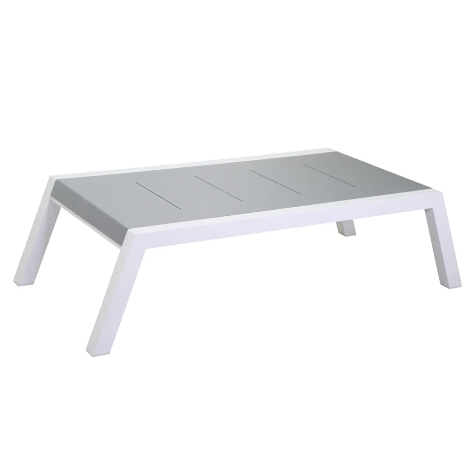 Lounge de jardim em alumínio - Pastéis Viadurini