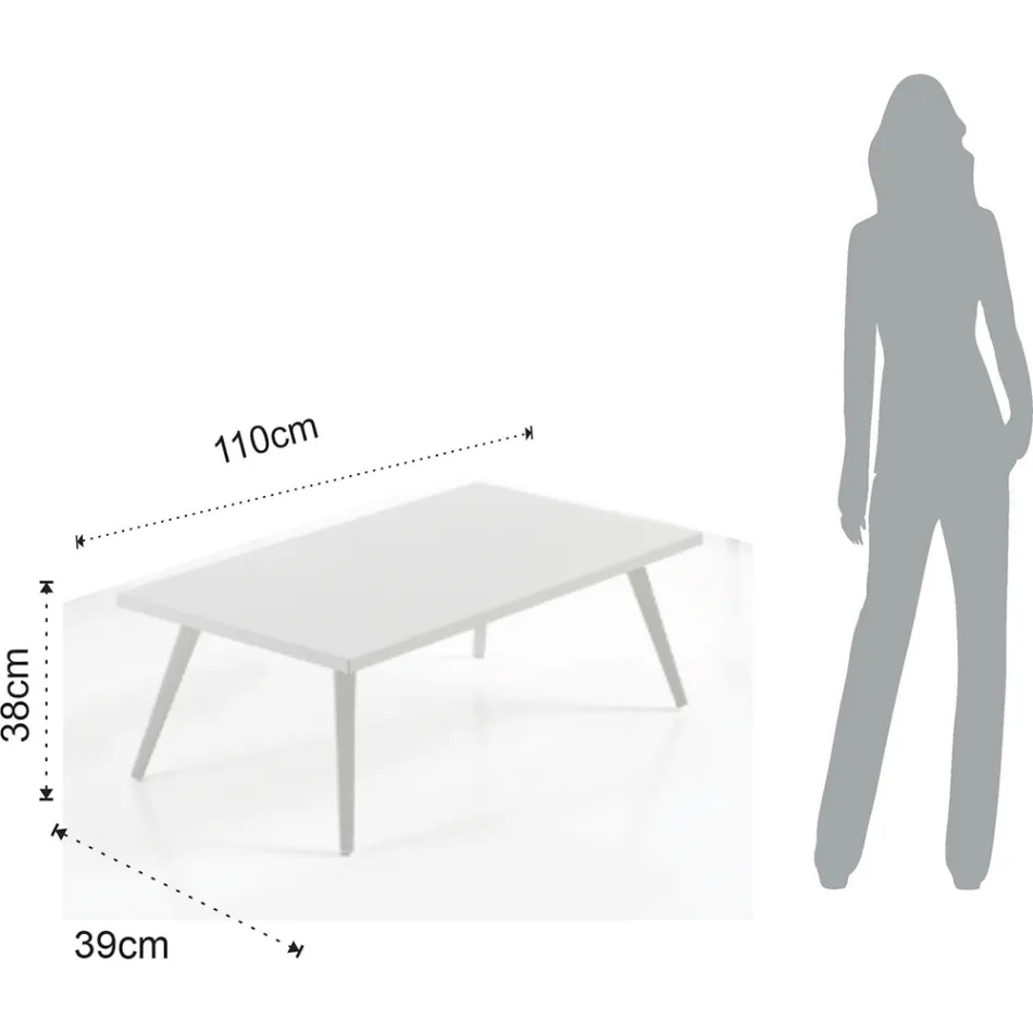 Sala interior e exterior com 2 poltronas, 1 sofá e 1 mesa de centro - Sortir Viadurini