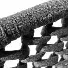 Sala interior e exterior com 2 poltronas, 1 sofá e 1 mesa de centro - Sortir Viadurini