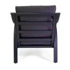 Sala de estar em alumínio com braços em teca brasileira - Diário Viadurini