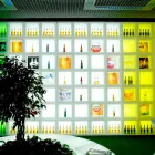 Prateleira luminosa cubo Design moderno de cubo aberto Slide feito na Itália Viadurini