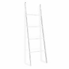 Porta-toalha Escada em Plexiglass Transparente Design 2 Alturas - Secadoras Viadurini