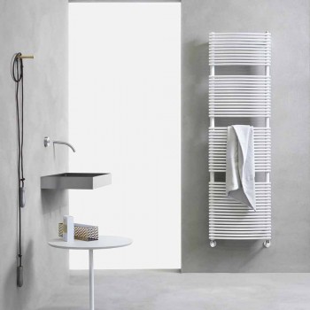 Aquecedor de toalhas de banho hidráulico com design vertical em aço 1013 W - Griffin