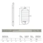 Design Toalheiro Aquecedor "All Round Bubble" em Aço Fabricado na Itália - Liso Viadurini