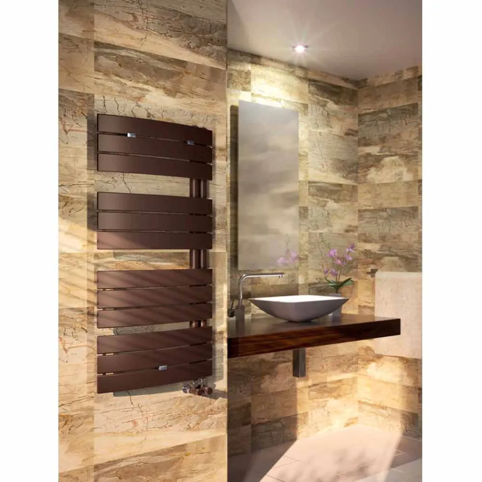 Aquecedor de toalhas elétrico colorido Sail por Scirocco H Viadurini