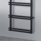 Aquecedor de toalhas elétrico com coletores verticais Fabricado na Itália - Gengibre Viadurini