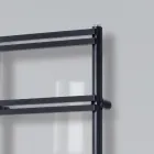 Aquecedor de toalhas elétrico com coletores verticais Fabricado na Itália - Gengibre Viadurini