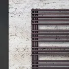 Aquecedor de toalhas hidráulico em aço carbono fabricado na Itália - Cerejas Ácidas Viadurini