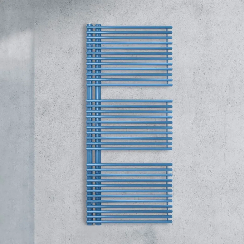 Aquecedor de toalhas elétrico em aço carbono - Amendoim Viadurini
