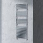 Aquecedor de Toalhas Misto com 4 Séries de Elementos Horizontais Fabricado na Itália - Merengue Viadurini