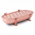 Chafing Dish de Mesa para Potes de Cobre Fabricado na Itália 45x23 cm - Mariaelena