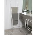 Escada porta-toalhas de banheiro de cristal acrílico transparente - Smart