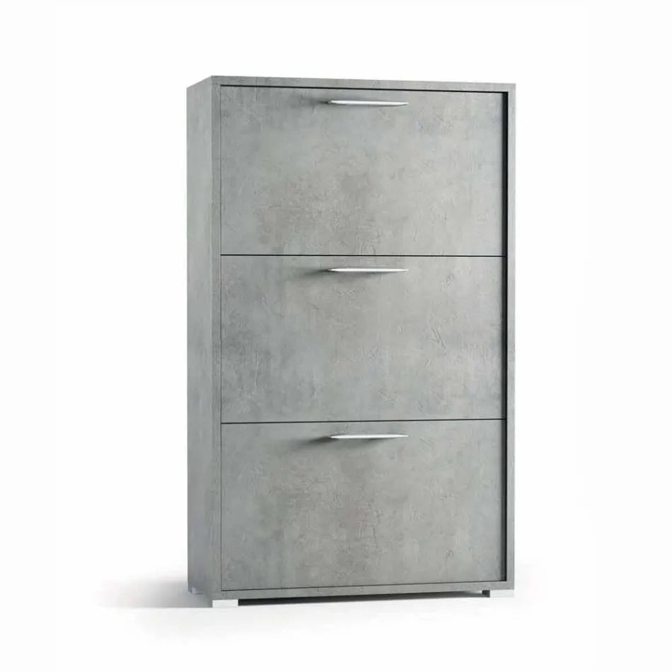 Sapato dupla face de duas carreiras em melamina cimentada Cleavian Senis Viadurini