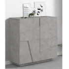 Sapateiro alto ou baixo em design de madeira sustentável com 2 ou 4 portas - Fjona Viadurini