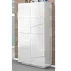 Sapateiro alto ou baixo em design de madeira sustentável com 2 ou 4 portas - Fjona Viadurini