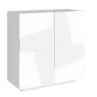 Sapateiro alto ou baixo em design de madeira sustentável com 2 ou 4 portas - Fjona Viadurini