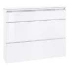 Gabinete Sapato Branco ou Antracite 3 Portas Projeto Sustentável em Madeira - Emanuelito Viadurini