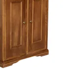 Sapateira com 1 gaveta e 2 portas de madeira Made in Italy - Lasa Viadurini