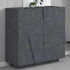 Sapateira interna com 2 portas de melamina fabricada na Itália - Naditza Viadurini