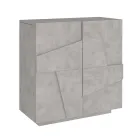 Sapateira interna com 2 portas de melamina fabricada na Itália - Naditza Viadurini