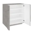 Sapateira interna com 2 portas de melamina fabricada na Itália - Naditza Viadurini