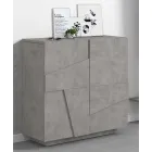 Sapateira interna com 2 portas de melamina fabricada na Itália - Naditza Viadurini