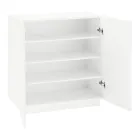 Sapateira para Sala com 2 Portas em Melamina Made in Italy - Popilio Viadurini