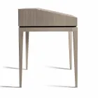Escrivaninha design moderno em madeira de nogueira, W 105 x D 65 cm, Acario Viadurini
