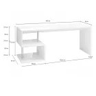 Mesa Branca ou Ardósia em Madeira Design Italiano 3 Tamanhos - Michel Viadurini