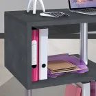 Mesa Branca ou Ardósia em Madeira Design Italiano 3 Tamanhos - Michel Viadurini