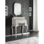 Secretária Clássica 5 Gavetas em Madeira e Inlays Made in Italy - Hastings Viadurini