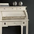 Secretária com 6 gavetas externas, 3 gavetas internas e 1 compartimento Made in Italy - Marte Viadurini