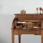 Secretária com 6 gavetas externas, 3 gavetas internas e 1 compartimento Made in Italy - Marte Viadurini