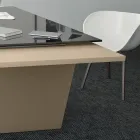 Secretária com tampo de vidro Andrea Stramigioli - Frafalla Viadurini