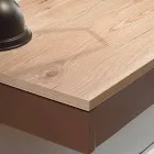 Mesa de Parede em Melamina e Metal com Gaveta Made in Italy - Silício Viadurini