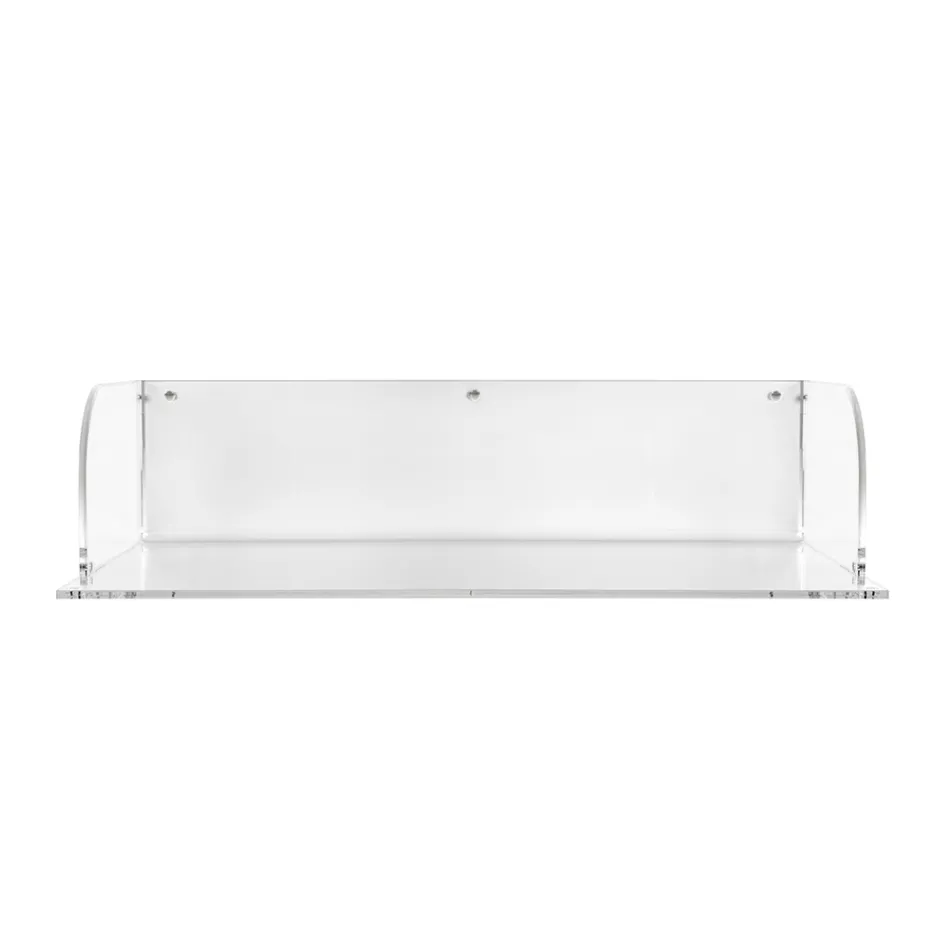 Mesa de parede Otilia em acrílico com design minimalista, fabricada na Itália. Viadurini
