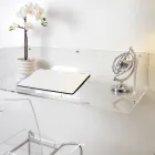 Mesa de parede Otilia em acrílico com design minimalista, fabricada na Itália. Viadurini