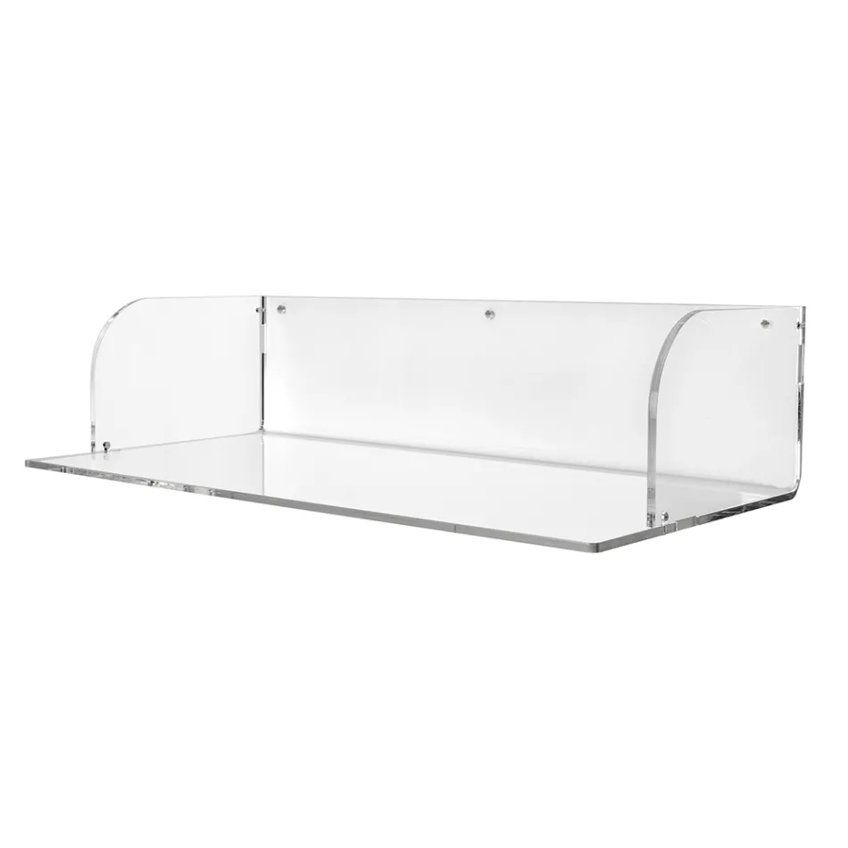 Mesa de parede Otilia em acrílico com design minimalista, fabricada na Itália. Viadurini